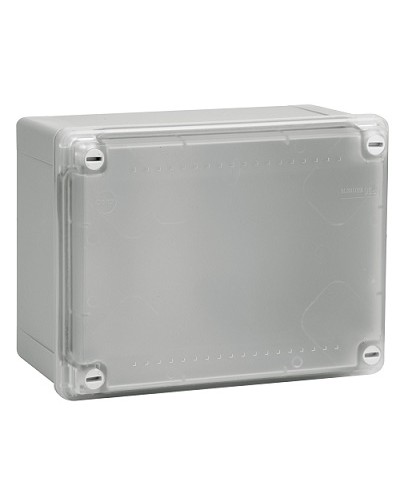 Коробка ответвит. с гладкими стенками, прозрачная, IP56, 240х190х90 мм DKC 54220 в Ставрополе Распределительные коробки Pintop.ru