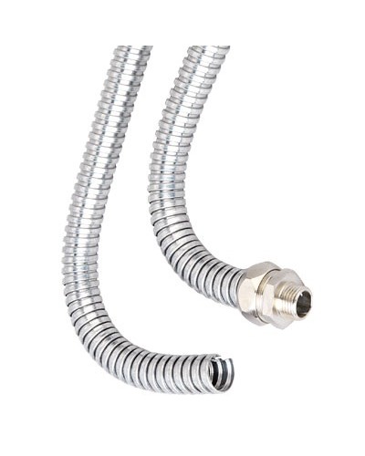 Металлорукав из оцинкованной стали DN 50мм, Dвн 50,5 мм, Dнар 54,5 мм, IP40, 25м DKC 667R5054 в Ставрополе Металлорукав Pintop.ru