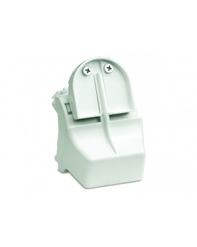 Адаптер для оптоволоконных разъемов 2хST, c системой пломбировки, белый, 2мод. DKC 76618B в Ставрополе Аксессуары для стоек и шкафов Pintop.ru