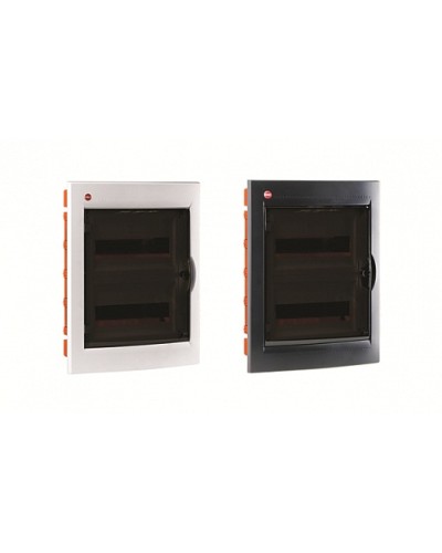 Щиток встраиваемый 24 мод.,IP 41 , черный DKC 82524 в Ставрополе Аксессуары для стоек и шкафов Pintop.ru