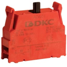 Блок контактный с клеммными зажимами (нормально-замкнутый) DKC ACVL01