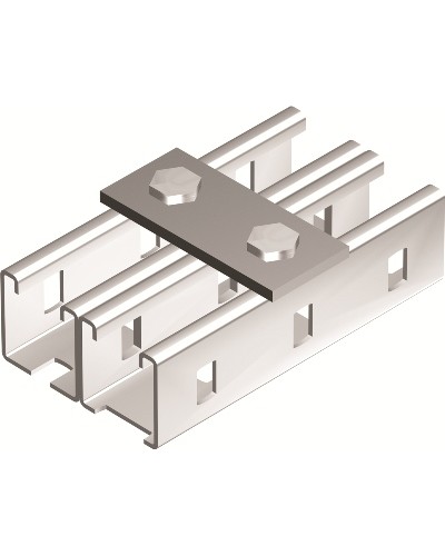 Пластина соединительная, длина 90 мм, 2отв., горячеоцинкованная DKC BMD1011HDZ в Ставрополе Аксессуары для лотков Pintop.ru