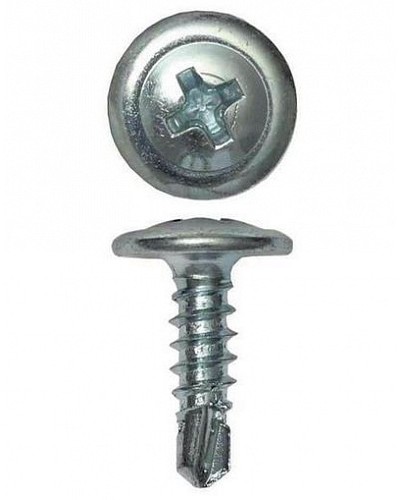 Саморез с пресс-шайбой 4.2x76 острый DKC CM275076 в Ставрополе Крепеж Pintop.ru