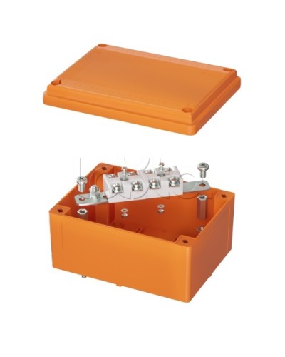 Коробка пластиковая FS с гладкими стенками и клеммниками IP56,150х110х70мм DKC (FSK20410) в Ставрополе Распределительные коробки Pintop.ru