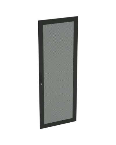 Дверь перфорированная одностворчатая для IT-CQE 2000 x 800 RAL9005 DKC R5ITCPRMM2080B в Ставрополе Аксессуары для стоек и шкафов Pintop.ru