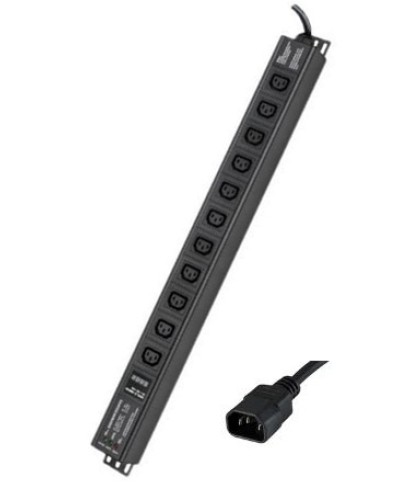 Блок распределения питания вертикальный для 19 шкафов DKC R5VIEC11CDOP в Ставрополе Блоки розеток Pintop.ru