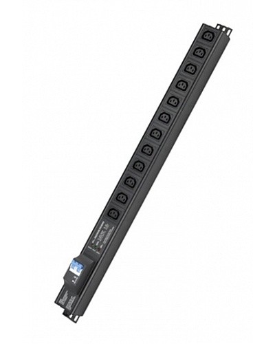 Блок распределения питания вертикальный для 19 шкафов DKC R5VIEC12CBOP в Ставрополе Блоки розеток Pintop.ru