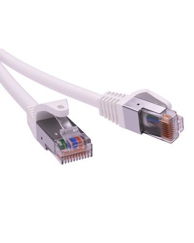 Патч-корд экранированный CAT5E F/UTP 4х2, LSZH, белый, 1.5м DKC RN5EFU4515WH в Ставрополе Патчкорды (медные) Pintop.ru