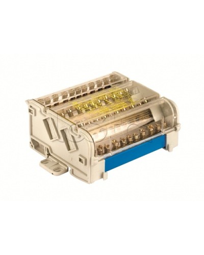 Блок распределительный на DIN рейку 2р 125А, 11х6мм 2х7,5мм 2x9мм. DKC BD125152 в Ставрополе Блоки розеток Pintop.ru