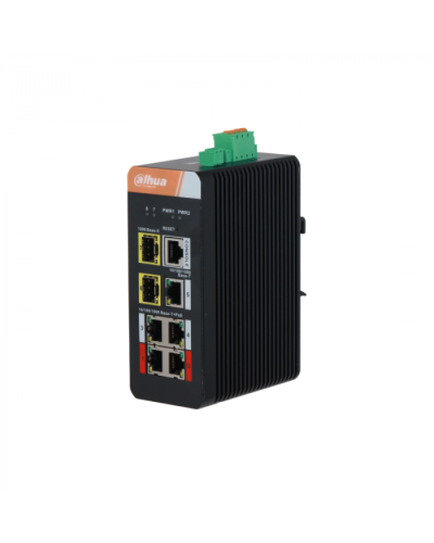 4-портовый гигабитный управляемый коммутатор с PoE Dahua DH-IS4207-4GT-120 в Ставрополе Коммутаторы Pintop.ru