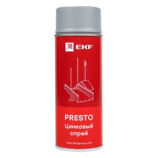 Цинковый спрей "Presto" 400мл EKF (lp-zinc)