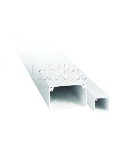 Канал кабельный (80х40) (24 м) белый EKF Basic (kk-80-40-basic) в Ставрополе Аксессуары для кабель-канала Pintop.ru