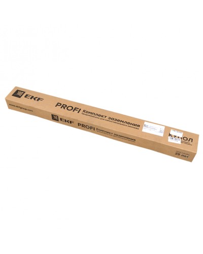 Комплект заземления с заострением 3х3м PROFI, HZ EKF PROxima (gc-21301-profi) в Ставрополе Электротехническое оборудование Pintop.ru