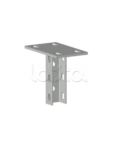 Кронштейн потолочный одинарный 115 мм HDZ (2.5 мм) EKF (kp115) в Ставрополе Аксессуары для лотков Pintop.ru