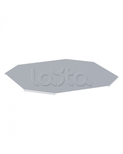 Крышка на ответвитель крестообразный лестничный усиленная 400 мм HDZ EKF (kxltp400-2-HDZ) в Ставрополе Аксессуары для лотков Pintop.ru