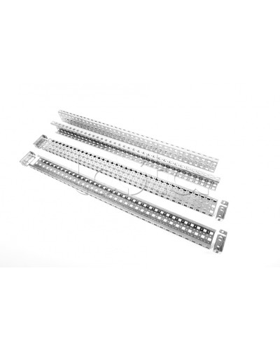 Шина монтажная 23х73 с держателем для шкафов EMS высота/ширина/глубина 2000 мм Elbox EMS-RM-73.23.2000 в Ставрополе Аксессуары для стоек и шкафов Pintop.ru