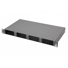 Панель 47M-20-00-01BL Eurolan Оптическая MTP выдвижная 19” 1U, на 4 кассеты, серия 1
