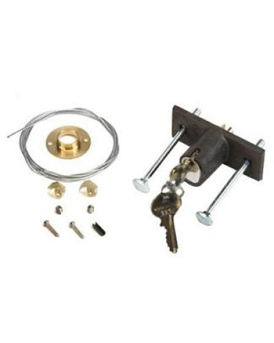 Замок дистанционной разблокировки потолочного привода с ключом №1 Faac 424591001 в Ставрополе Запчасти для шлагбаумов и автоматики Pintop.ru