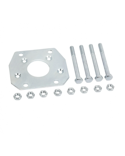Пластина монтажная с анкерами для стойки Faac 737100 в Ставрополе Запчасти для шлагбаумов и автоматики Pintop.ru