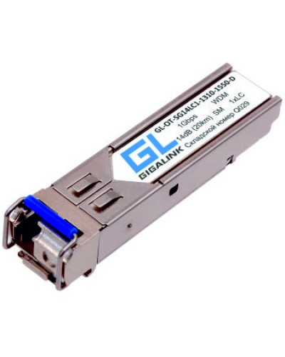 Модуль SFP Gigalink GL-OT-SG14LC1-1310-1550-I-D в Ставрополе Модули SFP/XFP/GBIC Pintop.ru