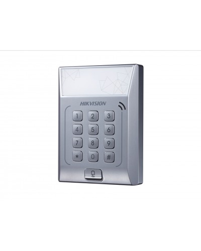 Терминал доступа со встроенным считывателем Mifare карт Hikvision DS-K1T801M в Ставрополе Контроллеры Pintop.ru