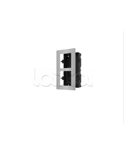 Рамка монтажная на 2 модуля Hikvision DS-KD-ACF2/S в Ставрополе Аксессуары для IP домофонов Pintop.ru