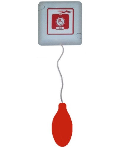 Пневмокнопка вызова влагозащищенная со шнуром Hostcall MP-435W2 в Ставрополе Система оповещения и трансляции Hostcall Pintop.ru