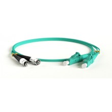 Патч-корд волоконно-оптический Hyperline FC-D2-503-FC/PR-ST/PR-H-5M-LSZH-AQ