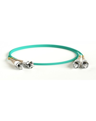 Патч-корд волоконно-оптический Hyperline FC-D2-503-ST/PR-ST/PR-H-50M-LSZH-AQ в Ставрополе Патч-корды оптические Pintop.ru