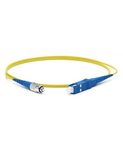 Патч-корд волоконно-оптический Hyperline FC-S2-9-FC/UR-SC/UR-H-10M-LSZH-YL в Ставрополе Патч-корды оптические Pintop.ru