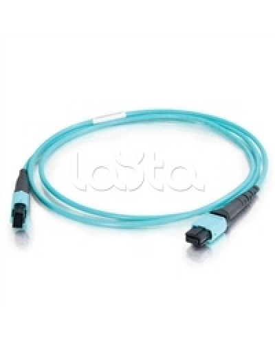 Патч-корд волоконно-оптический Hyperline (FHD-MC3-503-MPOF12/PS-MPOF12/PS-A-3M-LSZH-AQ) в Ставрополе Патч-корды и пигтейлы Pintop.ru