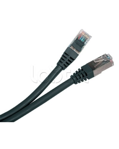 Патч-корд экранированный Hyperline PC-LPM-STP-RJ45-RJ45-C5e-1.5M-LSZH-BK в Ставрополе Патчкорды (медные) Pintop.ru