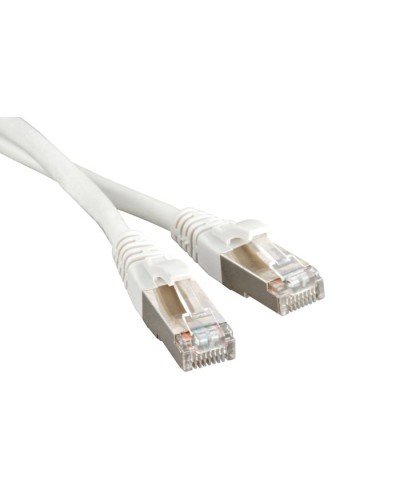 Патч-корд экранированный Hyperline PC-LPM-STP-RJ45-RJ45-C5e-2M-LSZH-WH в Ставрополе Патчкорды (медные) Pintop.ru