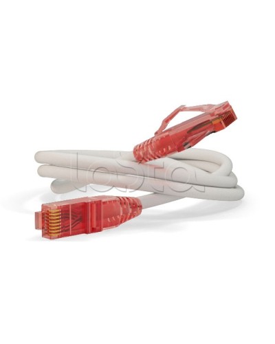 Патч-корд U/UTP Hyperline PC-LPM-UTP-RJ45-RJ45-C5e-0.3M-LSZH-WH в Ставрополе Патчкорды (медные) Pintop.ru