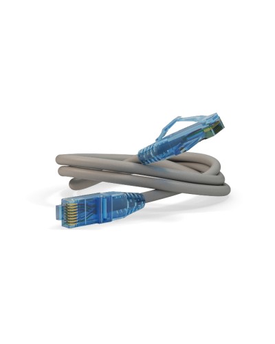 Патч-корд RJ45-RJ45, 4 пары, UTP, кат.6, LSZH (1м) Hyperline PC-LPM-UTP-RJ45-RJ45-C6-1M-LSZH-GY в Ставрополе Патчкорды (медные) Pintop.ru