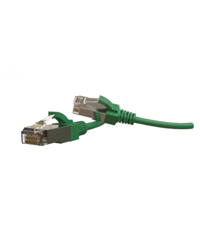 Патч-корд S/FTP Hyperline (PC-LPT-SFTP-RJ45-RJ45-C6-1.5M-LSZH-GN) в Ставрополе Патчкорды (медные) Pintop.ru