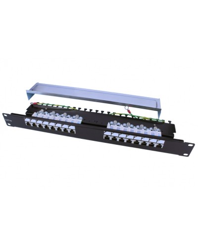Патч-панель Hyperline PP3-19-16-8P8C-C5E-SH-110D в Ставрополе Патч панель Pintop.ru