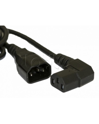 Кабель питания монитор-компьютер Hyperline PWC-IEC13A-IEC14-1.8-BK в Ставрополе Аксессуары для стоек и шкафов Pintop.ru