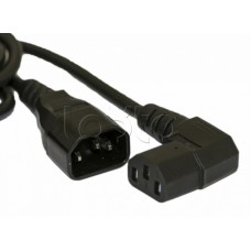 Кабель питания монитор-компьютер Hyperline PWC-IEC13A-IEC14-3.0-BK