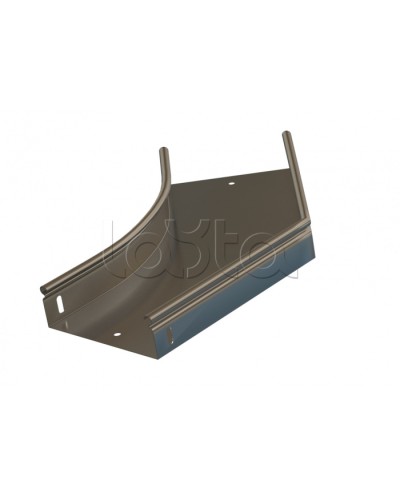 Угол 45° горизонтальный плавный Hyperline RST-AHS45-500-80-0,8-R100-SZ в Ставрополе Аксессуары для кабель-канала Pintop.ru