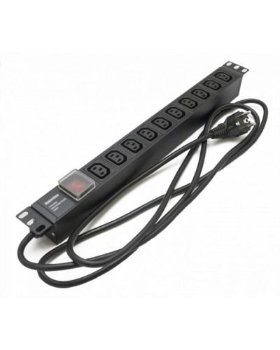 Блок розеток Hyperline SHE19-10IEC-S-2.5EU в Ставрополе Блоки розеток Pintop.ru