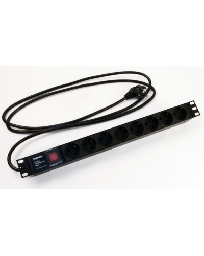 Блок розеток Hyperline SHE19-8SH-S-2.5EU в Ставрополе Блоки розеток Pintop.ru