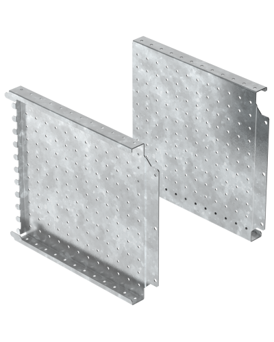 FORMAT Панель монтажная боковая перфорированная 300х400мм (2шт/упак) IEK (FO-00-MPSP-030-040) в Ставрополе Аксессуары для стоек и шкафов Pintop.ru
