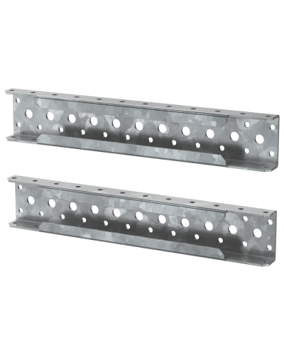 FORMAT Профиль монтажный 50х25 в шкаф 400мм (2шт/упак) IEK (FO-00-PRM-040) в Ставрополе Аксессуары для стоек и шкафов Pintop.ru