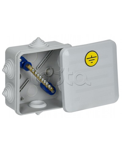 Коробка КУП КМ41361 100х100х50мм IP44 6 вв. (7035) IEK (UKO21-100-100-050-K41-55U) в Ставрополе Распределительные коробки Pintop.ru