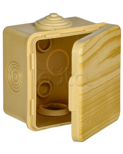 Коробка расп. КМ для о/п D=85х40мм IP54 4 вв. сосна IEK (UKO21-085-040-000-K34-54) в Ставрополе Распределительные коробки Pintop.ru