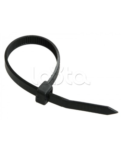 Стяжка 350x7,6 мм нейлоновая, черная IEK (UHH32-D076-350-100) в Ставрополе Стяжки-хомуты Pintop.ru