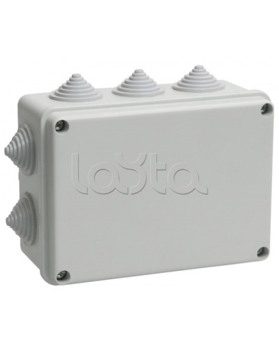 Коробка КМ41242 распаячная для о/п (RAL7035, 10 гермовводов) IEK UKO10-150-110-070-K41-55 в Ставрополе Распределительные коробки Pintop.ru