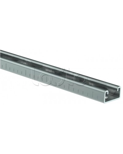 STRUT-профиль перфорированный 41x21х2500-2,5 HDZ IEK (CLP1S-41-21-25-25-M-HDZ) в Ставрополе Аксессуары для лотков Pintop.ru