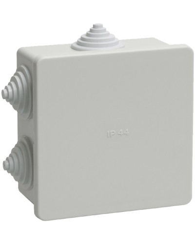 Коробка КМ41235 распаячная для о/п (RAL7035, 6 гермовводов) IEK UKO11-085-085-040-K41-44 в Ставрополе Распределительные коробки Pintop.ru